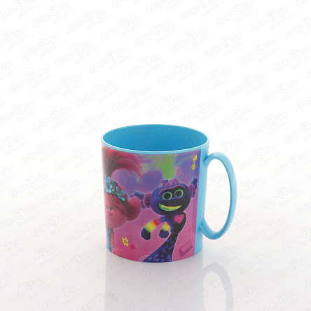 Кружка Тролли мировое турне пластиковая 350мл - фото 360