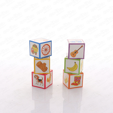 Кубики-шумелки Сорока-белобока 6шт - фото 360