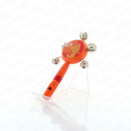 Погремушка деревянная Яркие бубенцы - фото 360