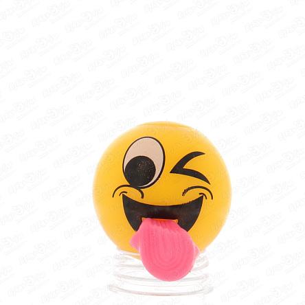 Мяч-попрыгунчик Веселые рожицы с языком с подсветкой - фото 360