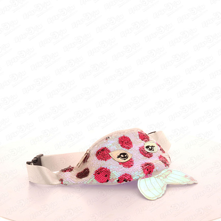 Сумка-бананка с пайетками Рыбка - фото 360