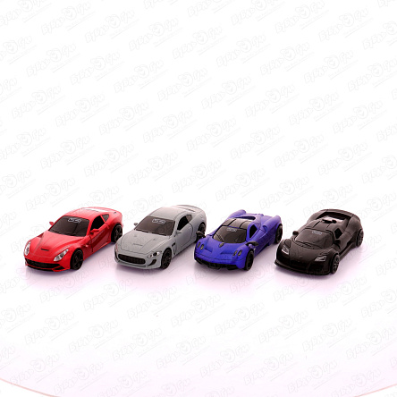 Машинка Lanson Toys металлическая свети звук открывающиеся двери 1:36 в ассортименте - фото 360