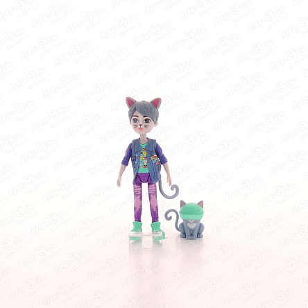 Кукла Enchantimals Коул Кэт и питомец Коготь - фото 360