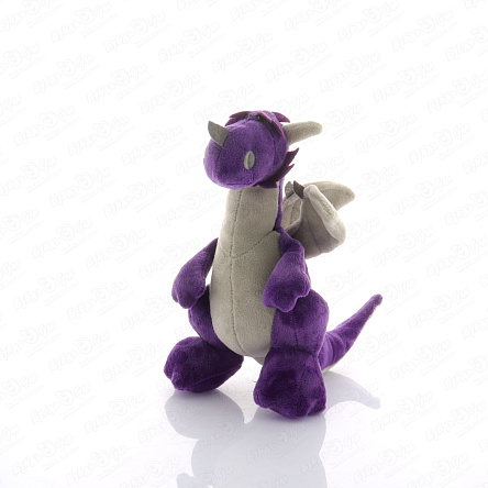 Игрушка мягкая Дракон фиолетовый 25см - фото 360