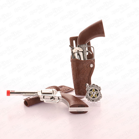 Игровой набор Сowboy Револьвер со светозвуком 2шт на батарейках  - фото 360