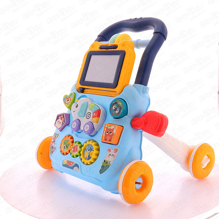 Ходунки-игровой центр Слоник с доской для рисования  - фото 360