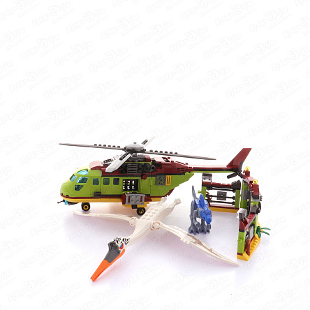 Конструктор Нападение кетцалькоатля на вертолёт 2в1 582дет  - фото 360