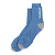  Носки Arti хлопковые с серыми пяткой и носком синие 
