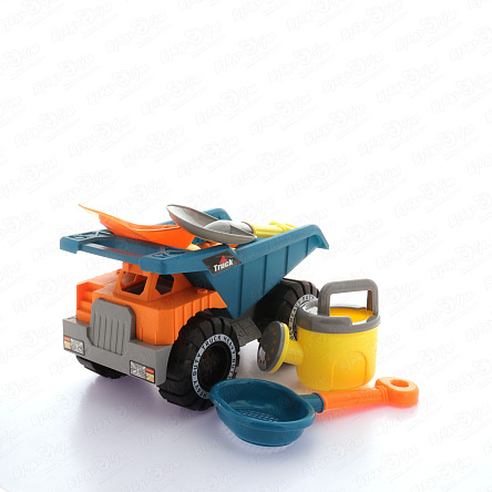 Набор для песочницы с машиной и лейкой 8шт - фото 360