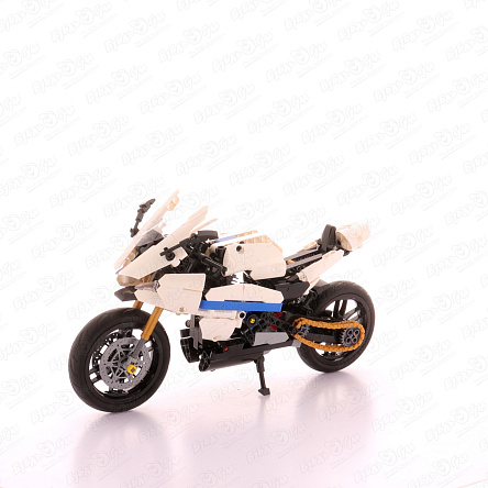 Конструктор Lanson Toys Мотоцикл-конвертоплан 2в1 521дет  - фото 360