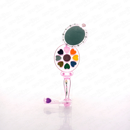 Набор детской косметики Милая леди зеркало с тенями для век и блеском для губ - фото 360