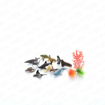 Набор Lanson Toys Морские животные в тубе 16эл - фото 360