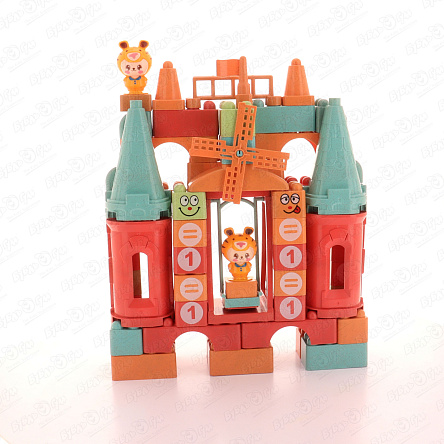 Конструктор Lanson Toys Happy Tiger крупные блоки с цифрами 67дет с 3лет - фото 360
