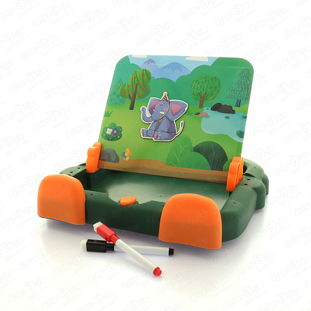 Доска магнитная Lanson Toys для рисования 2в1 с магнитными фигурками с 3лет - фото 360