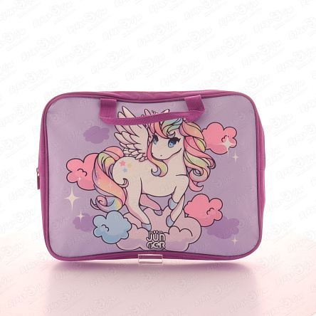 Папка А4 Единорог с разноцветной гривой - фото 360