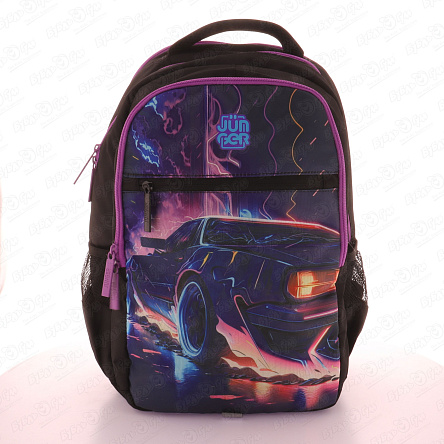 Рюкзак JUNGER Неоновая машина с яркими элементами для старших и средних классов - фото 360