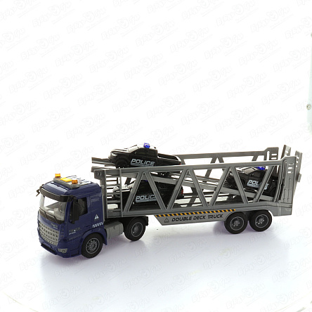 Набор Lanson Toys Автовоз с полицейскими машинами инерционный со световыми и звуковыми эффектами  - фото 360