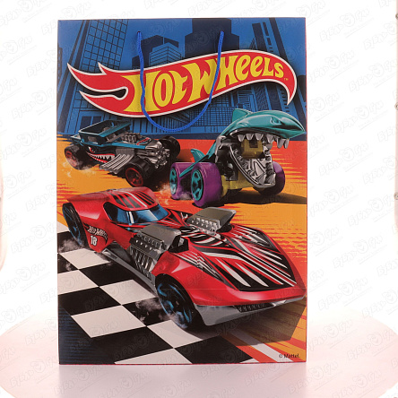 Пакет подарочный Hot Wheels 33х46см - фото 360