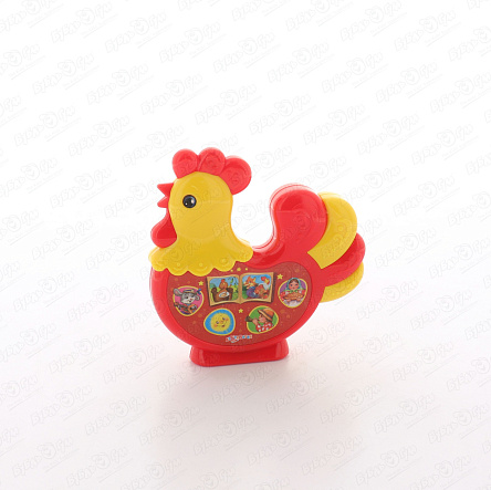 Игрушка АЗБУКВАРИК Любима сказочка петушок озвученный сказки песенки потешки  - фото 360