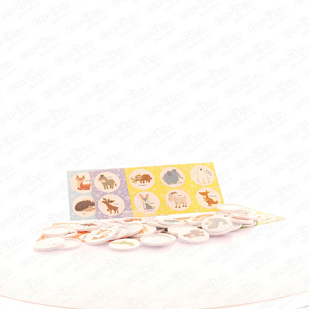 Игра развивающая Десятое королевство лото пластмассовое Животные с 3лет - фото 360