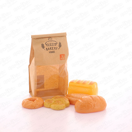 Набор игровой Хлебобулочные изделия в бумажном пакете - фото 360