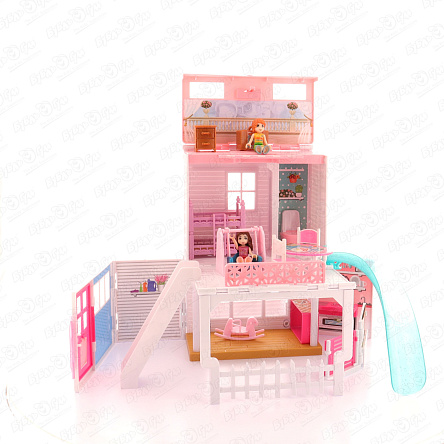 Набор игровой Lanson Toys Дом для куклы трехэтажный с 3лет - фото 360