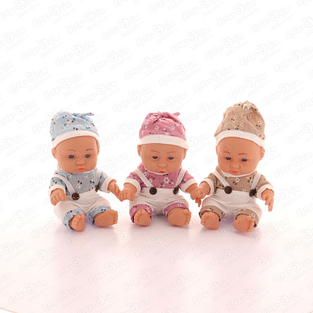 Пупс Lanson Toys в костюмчике и шапочке 18см в ассортименте - фото 360