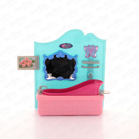 Мебель для куклы Lanson Toys Ванна с зеркалом и аксессуарами в ассортименте - фото 360