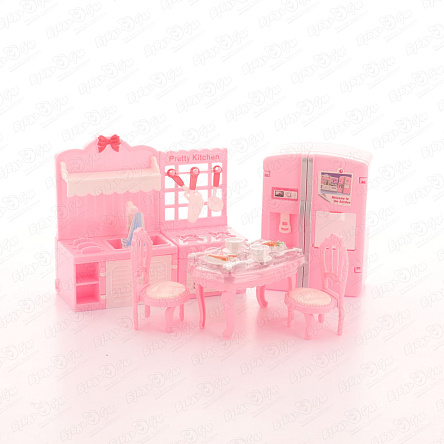 Мебель для куклы Lanson Toys Кухня с холодильником - фото 360 Мебель для куклы Lanson Toys Кухня с холодильником - фото 360