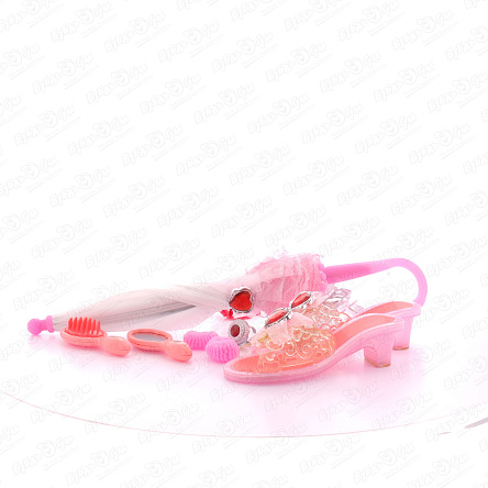 Набор принцессы Lanson Toys с короной туфлями и зонтиком - фото 360