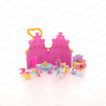Игровой набор Lanson Toys Пони миниатюрные в розовом замке в ассортименте - фото 360 Игровой набор Lanson Toys Пони миниатюрные в розовом замке в ассортименте - фото 360