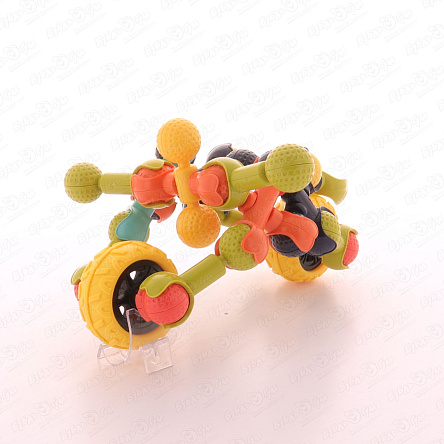 Конструктор Lanson Toys Мотоцикл с подвижными соединениями 21дет с 3лет - фото 360