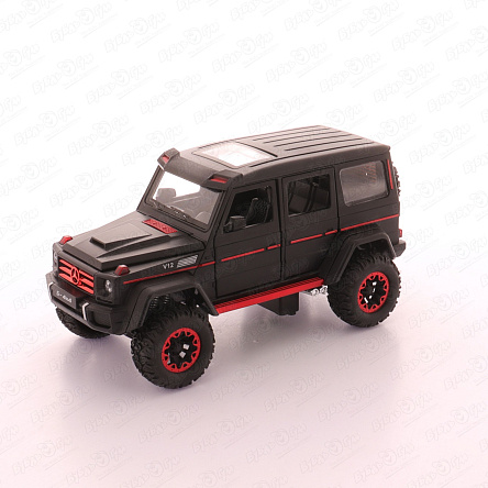 Модель авто Lanson Toys Mercedes-Benz G55 черно-красная 1:24 20см с 6лет - фото 360