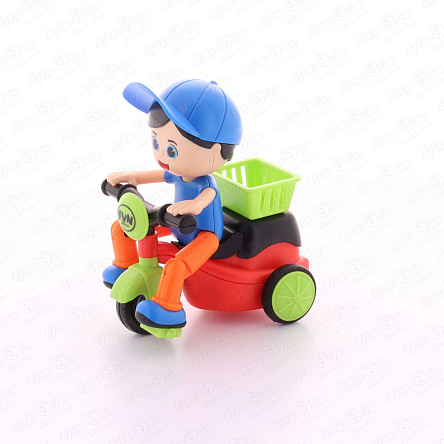 Игрушка инерционная Велосипед трехколесный в ассортименте - фото 360