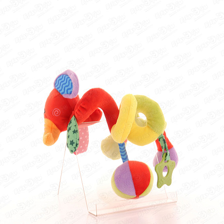 Подвеска-спираль с погремушкой Слоник с 3мес - фото 360