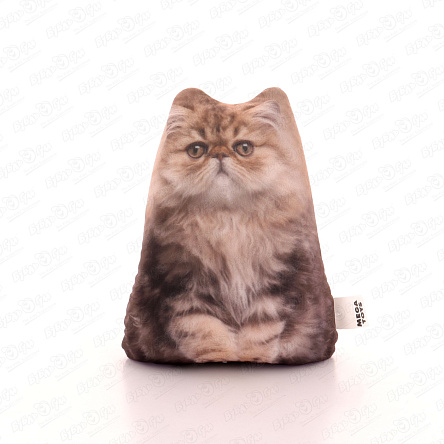 Игрушка-подушка Кот персидский текстиль 20см - фото 360