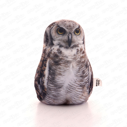 Игрушка-подушка Сова текстиль 20см - фото 360