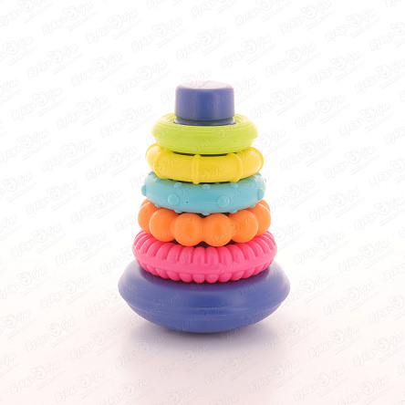 Пирамидка Infantino сенсорная - фото 360 Пирамидка Infantino сенсорная - фото 360