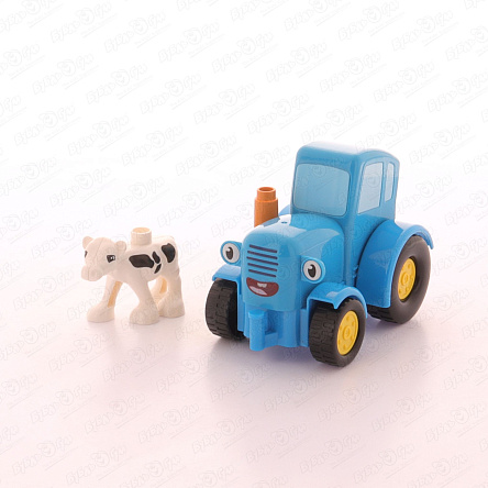 Конструктор Город мастеров Синий трактор с телёнком 5дет  - фото 360