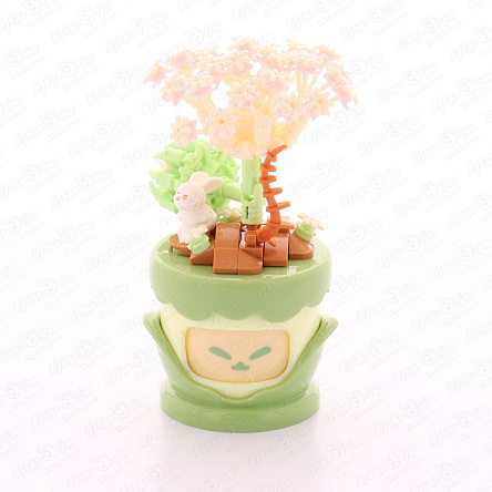 Конструктор Флокс и зайка в горшке мини блок 160дет - фото 360