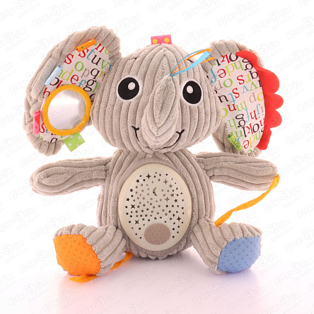 Игрушка-проектор Слоник с развивающими элементами с 0мес - фото 360