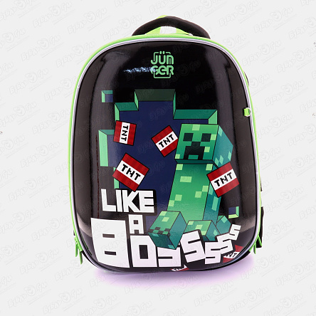 Ранец JUNGER корпусный  Игра со светоотражающими элементами для начальной школы - фото 360