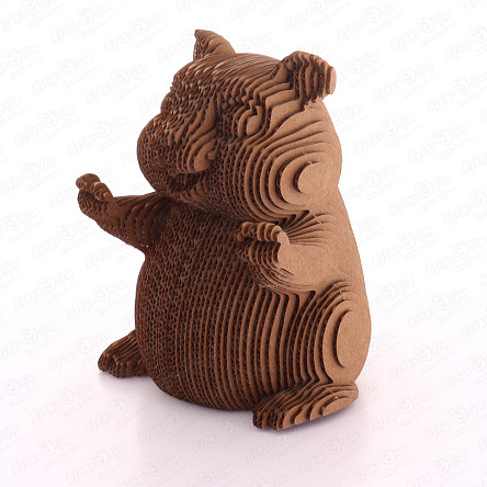 Конструктор 3D LORI Хомячок картонный 57дет с 5лет - фото 360