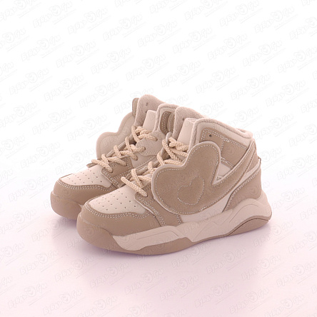  Ботинки Pasito в спортивном стиле  белые с бежевыми вставками - фото 360