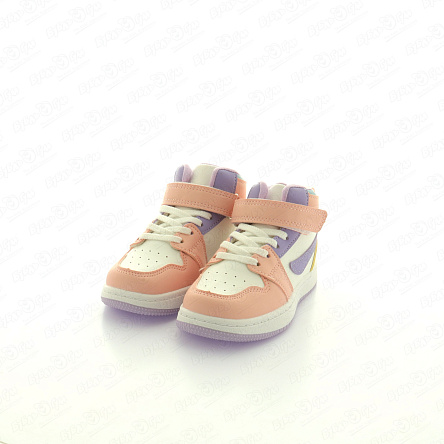 Ботинки Pasito на липучке и шнуровке с яркими вставками белые - фото 360