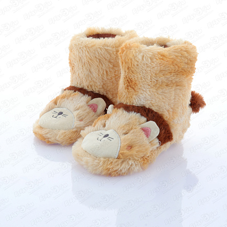 Тапочки Pasito домашние принт мордочка льва - фото 360