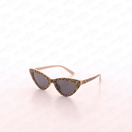 Очки солнцезащитные Lanson Kids вытянутой формы с леопардовым принтом - фото 360