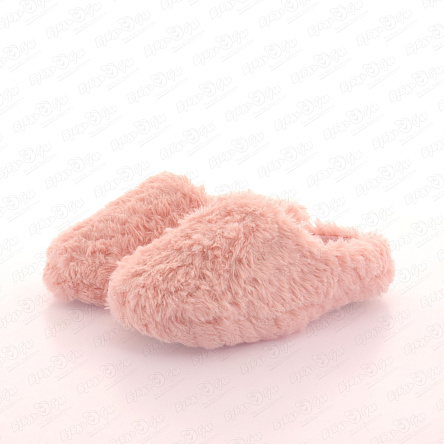  Тапочки Barbaris пушистые розового цвета - фото 360