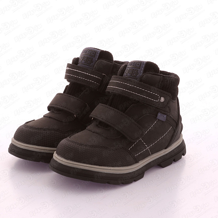 Ботинки Pasito утепленные с отстрочкой и усиленным носком черные - фото 360 Ботинки Pasito утепленные с отстрочкой и усиленным носком черные - фото 360