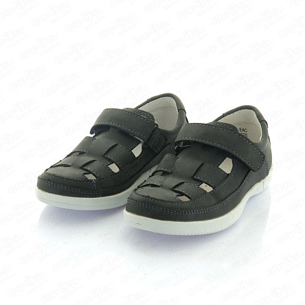 Туфли Pasito открытые на липучке синие - фото 360